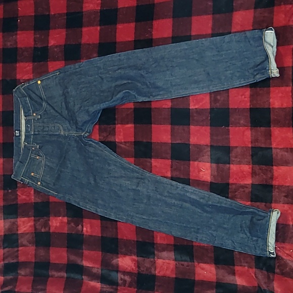 Gap. Selvedged Jeans. Stiff denim. Button-fly. Men's w28 l30 - Picture 11 of 16